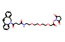 DBCO-PEG3-CH2CO-NHS ester，cas:2249926-63-2