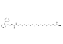 437655-96-4，Fmoc-NH-PEG6- CH2COOH，FMOC酰胺-六聚乙二醇-乙酸，小分子peg